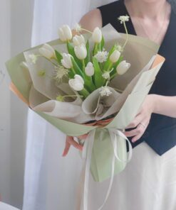 Bó hoa tulip trắng tặng người thương